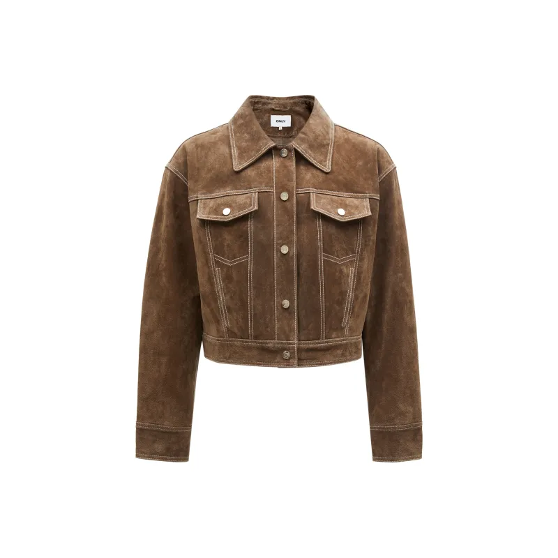 ONLY Leather Jackets Women's-2