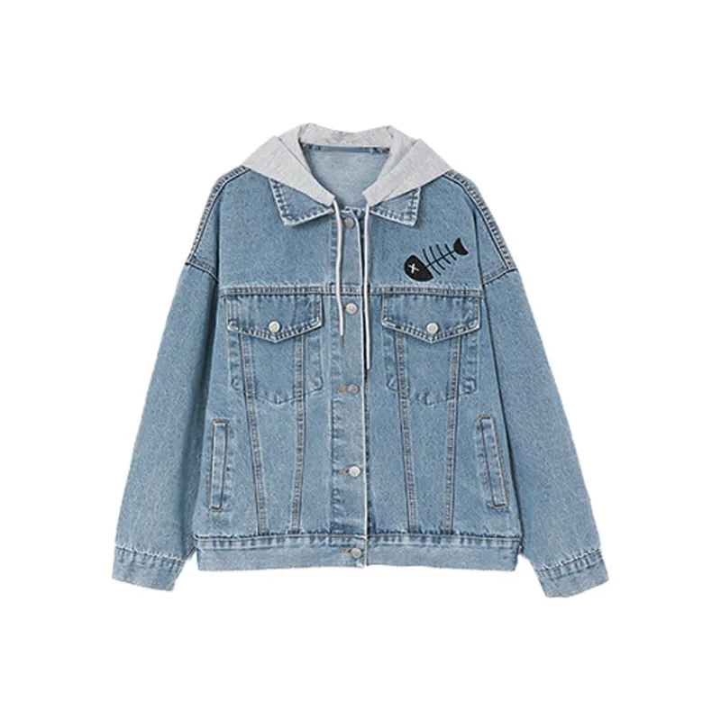 Wbwq Denim Jackets Women's Blue-0