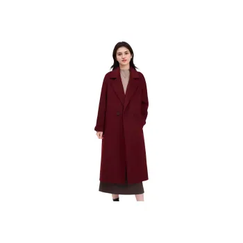 GOELIA Coats Women's Burgundy