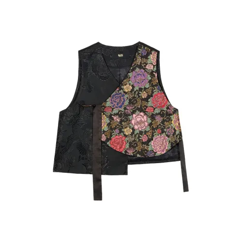Contour Vest Women's Black Floral