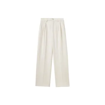 SHUIYUNJIAN Casual Pants Women's Ivory White