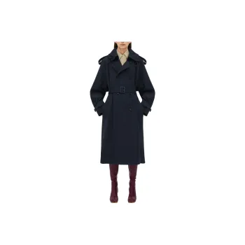 Bottega Veneta Double Breasted Belted Trench Coat
