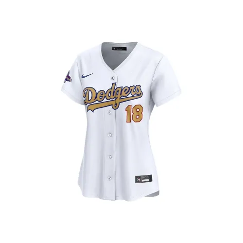 Nike Yoshinobu Yamamoto Los Angeles Dodgers 2025 World Series Champions Gold Women's's Nike Dri FIT Adv Mlb Limited Jersey