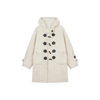 MTHE Velvet feel Coat Women's Ecru