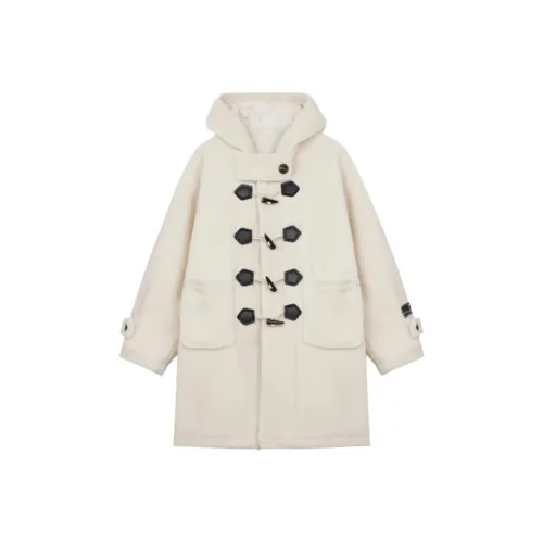 MTHE Velvet feel Coat Women's Ecru