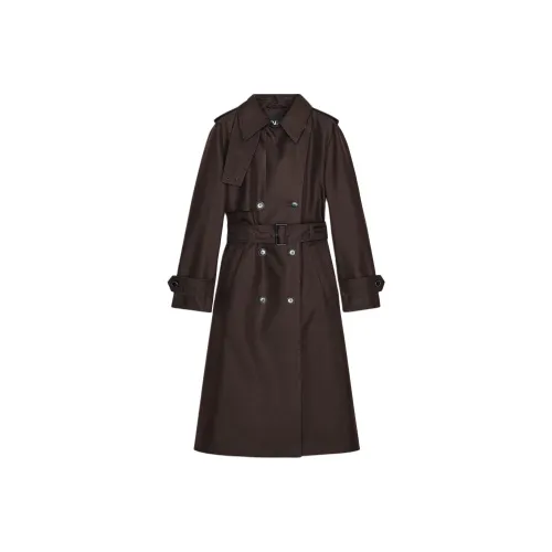 ZARA Trench Coat Women's Chocolate