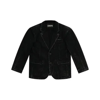 SMFK Business Suit Unisex Black Denim
