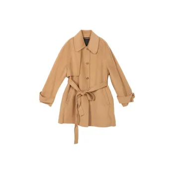 E.BECKY Coats Women's Camel