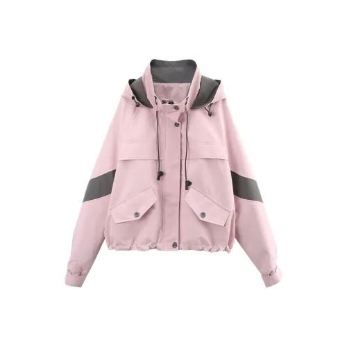 A Paradise For Awakening Cropped Coat Women's Pink