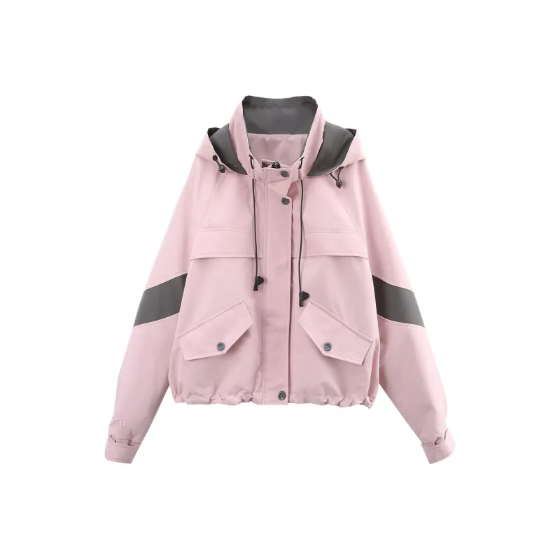 A Paradise For Awakening Cropped Coat Women's Pink-0