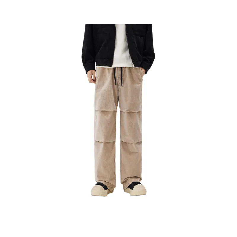 SONGS ALONG Casual Pants Unisex Khaki-0