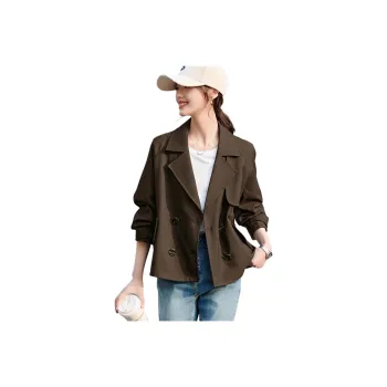 Mo Han Yi Mei Trench Coat Women's Coffee