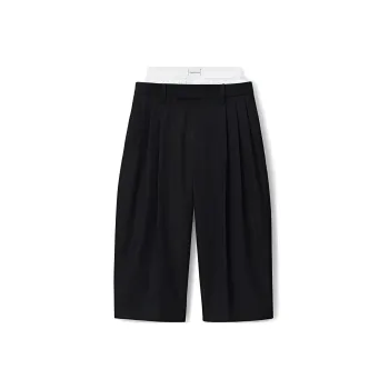Alexander Wang Double waist Cropped Trousers