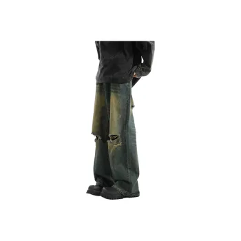 PISYPOX Jeans Unisex Vintage Blue