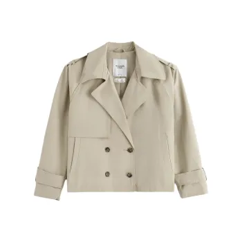 Abercrombie＆Fitch Trench Coat Women's Khaki
