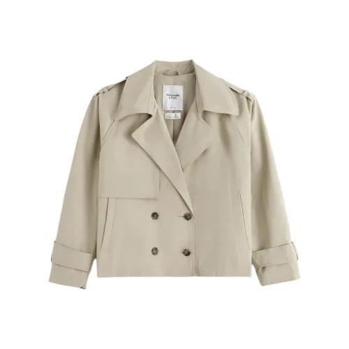 Abercrombie＆Fitch Trench Coat Women's Khaki