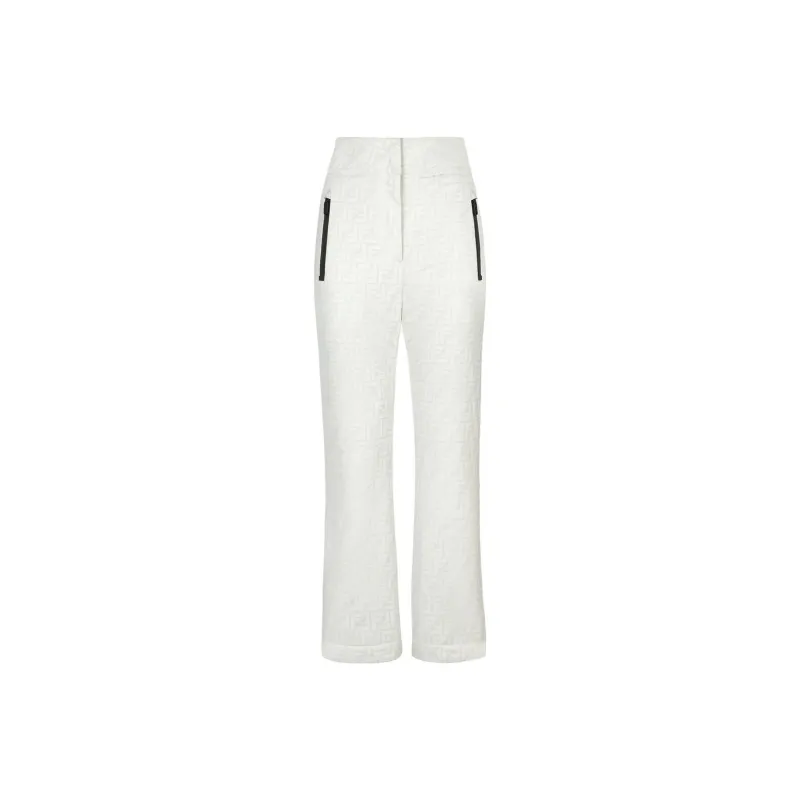 FENDI Ff Logo-print Straight-leg Ski Trousers-0