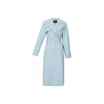 ROEYSHOUSE Trench Coat Women's Blue