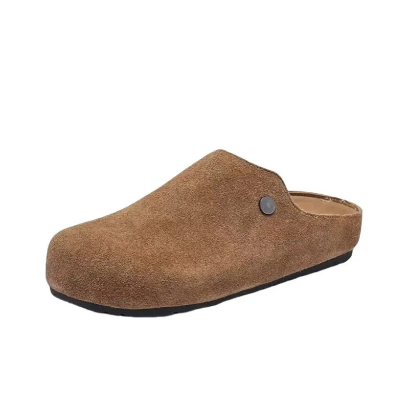 BINGO DUCK Abrasion Resistant Closed Toe Slippers Women's-7