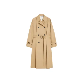 WEEKEND MaxMara Canasta Double Breasted Reversible Trench Coat