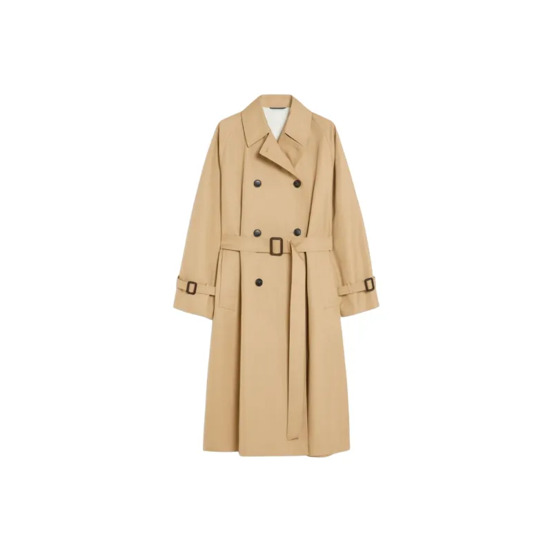WEEKEND MaxMara Canasta Double Breasted Reversible Trench Coat-0