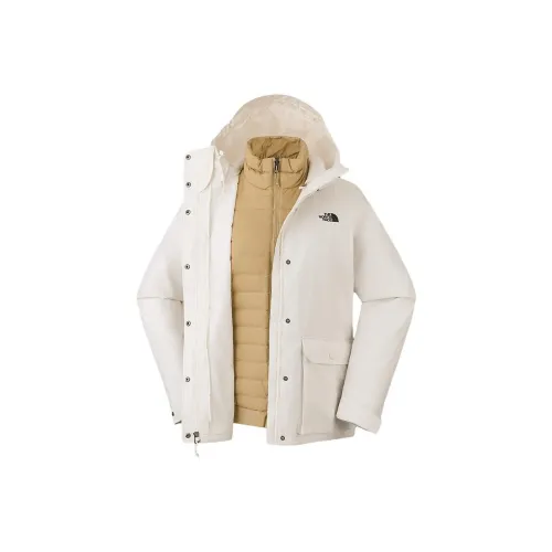 THE NORTH FACE City Outdoor Collection Windbreaker Jackets Women's Dune White