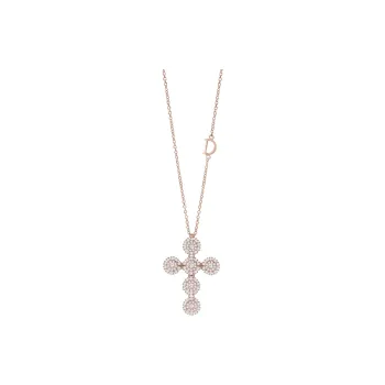Damiani Rose Gold With Diamond Necklaces Unisex