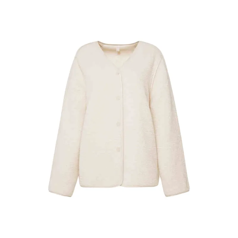 NAWEI Velvet feel Coat Women's Ivory-0