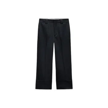 ZARA ZW Series Casual Pants Women's Marine Blue