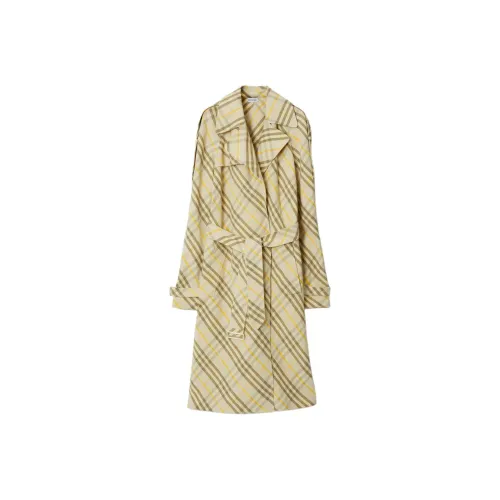 Burberry Trench Coat Women's Yellow