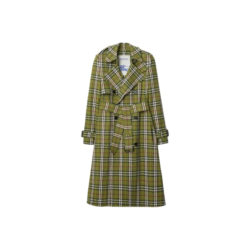 Burberry SS25 Trench Coat Women's Olive Green-0