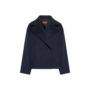 MaxMara Studio Cabala Dropped Shoulder Peacoat