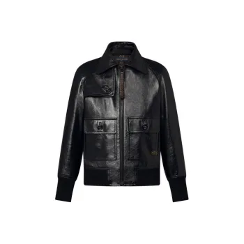 LOUIS VUITTON Calfskin Bomber Jacket