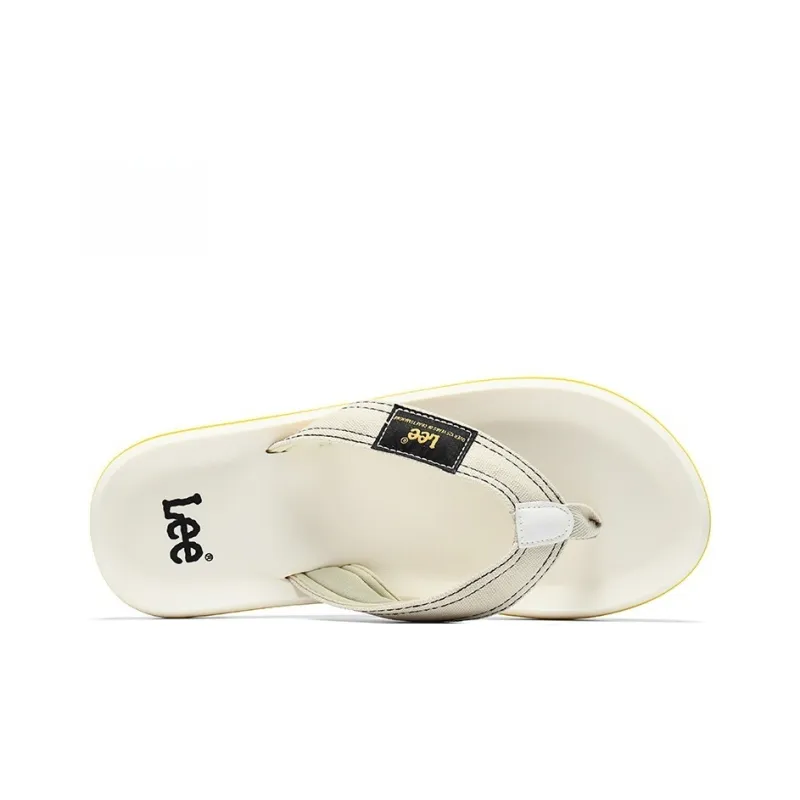 Lee Sunset 2.0 EVA Stitching Slip Resistant Slide Slippers Men's White-4
