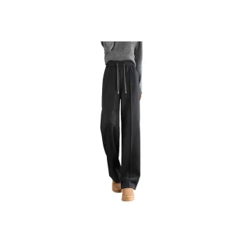 Weixi Casual Pants Women's Black Gray Color