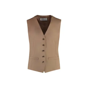 MaxMara Single Breasted V Neck Waistcoat