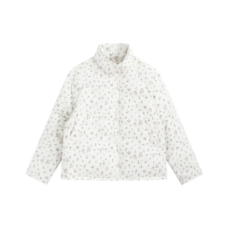 PAZZO Fashion Elegance Loose Fit Cropped Puffer Jacket Women's-3