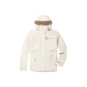Columbia 2024 Fall And Winter Waterproof And Warm Windbreaker Jacket Women's White