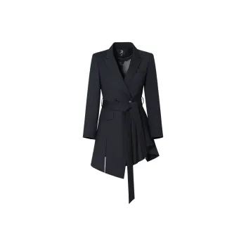 IDPAN Cropped Coats Women's Black