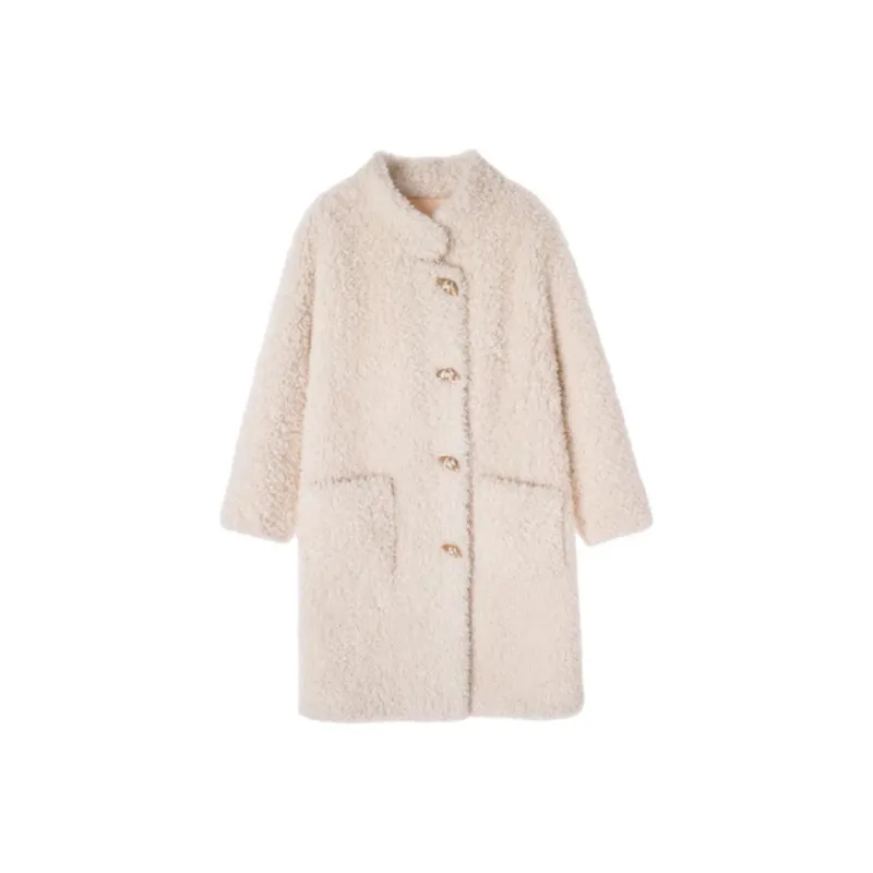 EKOOL Coats Women's Milk White-0
