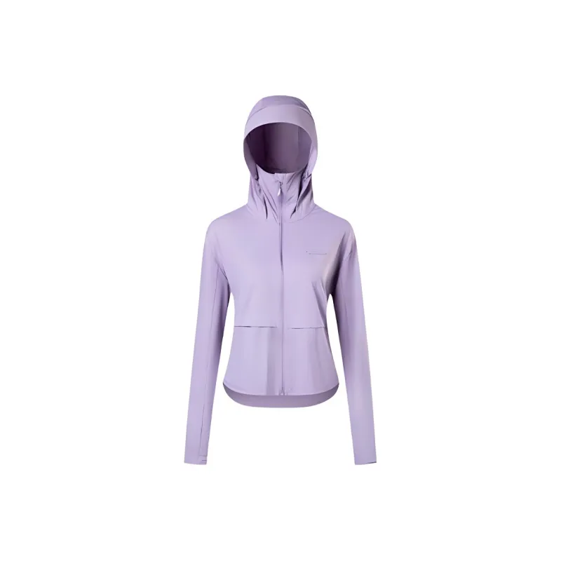 OUTDOOR PRODUCTS Breathable UV Protection Sun Protection Clothing Women's Gray Purple-0