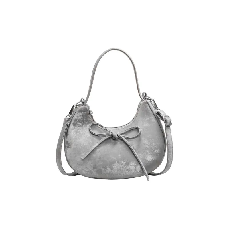 RIVMIND PU Shoulder Bag, Crossbody Bag, Handbag Women's White/Silver/Black/Blue/Pink-12
