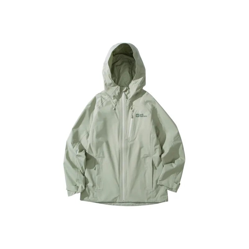 Jack Wolfskin Mountain Versatile Outdoor Hiking Waterproof And Windproof Windbreaker Jacket Women's-0