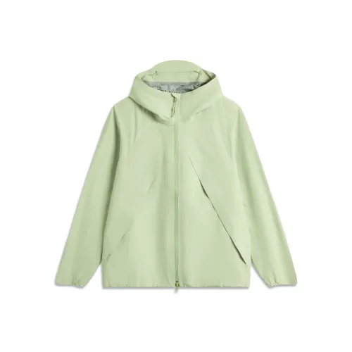 LiNing CF Tracing Windproof Rainproof And Breathable Windbreaker Jacket Women's Sage Green