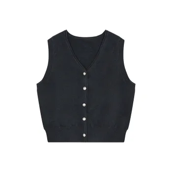 Mo Han Yi Mei Vest Women's Navy Blue