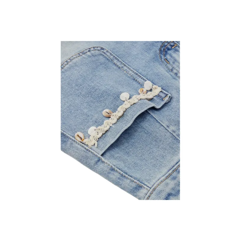 Love To Serve Denim Short Skirts Women's-3