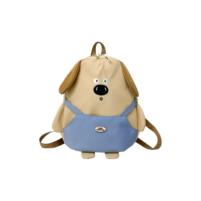 Yalu Nylon Backpack Regular Women's Ecru/Khaki-6