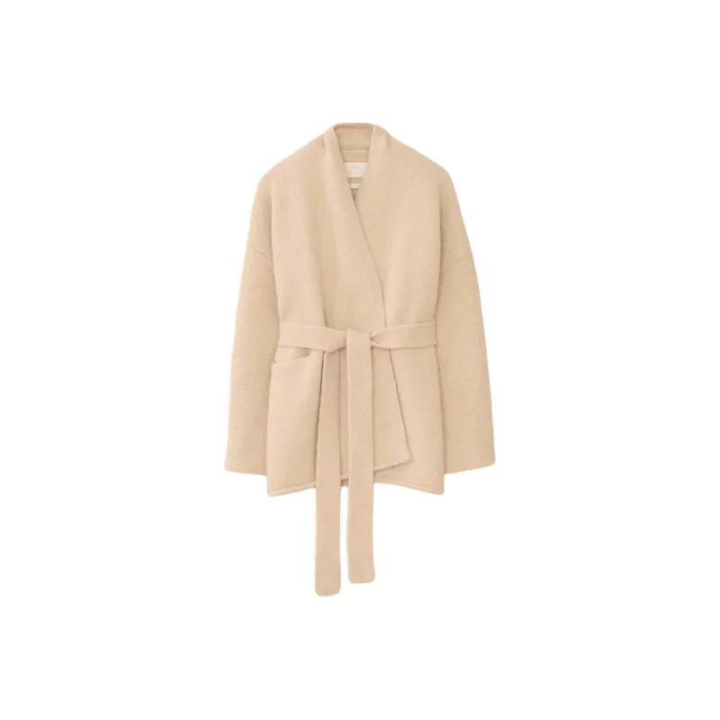 Lauren Manoogian COTO CARDIGAN Coats Women's ALABASTER/Snowflake Gypsum-0
