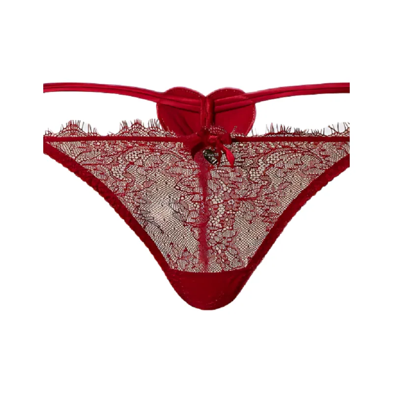 Twinset Lace Balconette Bra And G string Set-5