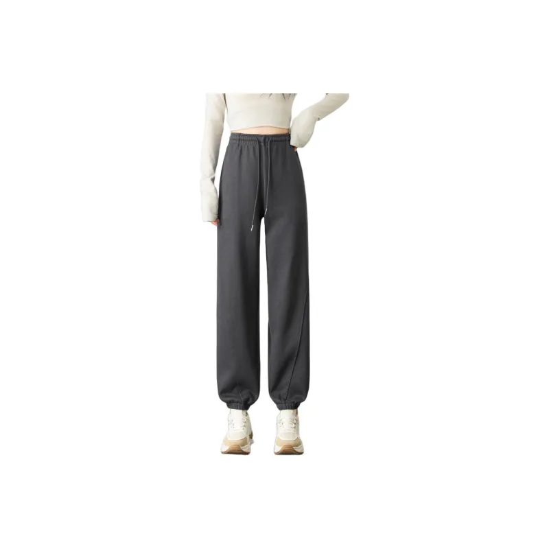 Ya Sheep People Casual Pants Women's Dark Gray-10